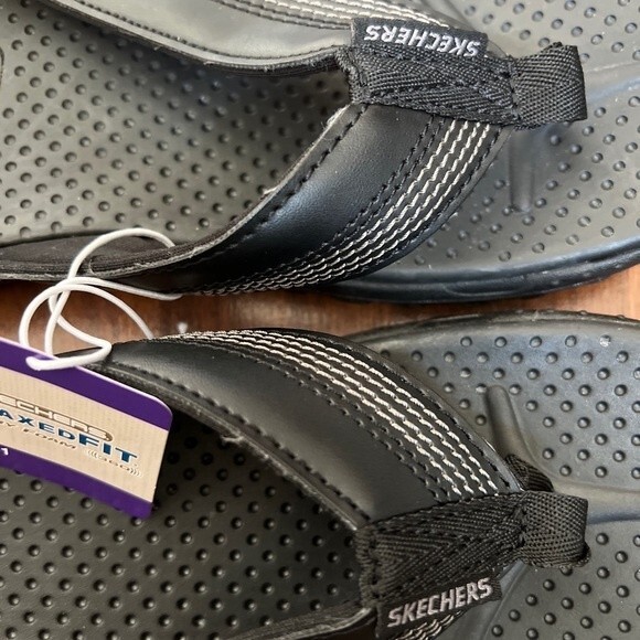 NWT Skechers Men\'s cobano Relaxed-Fit Reggae Flip-Flops main image 5